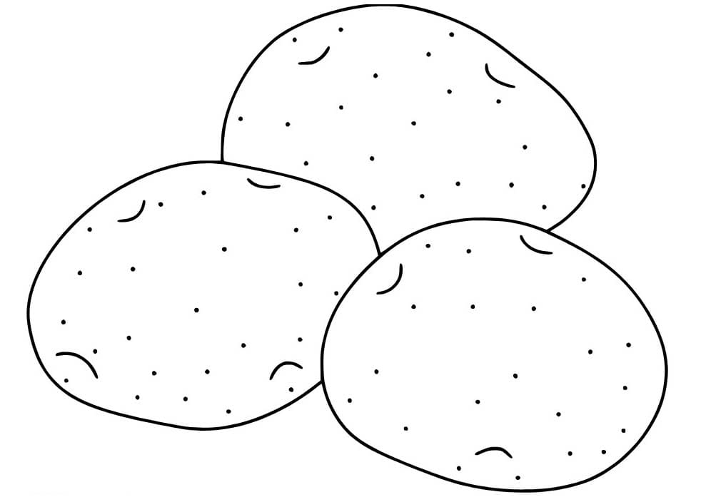 Drawing Potatoes free printable