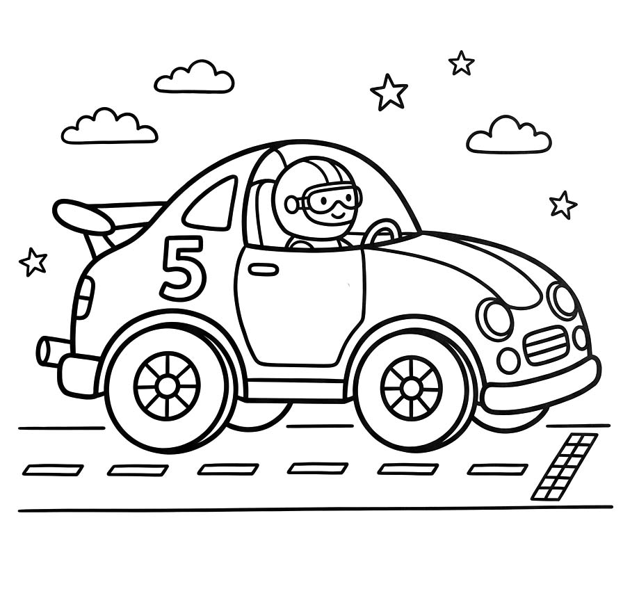 Drawing Race Car