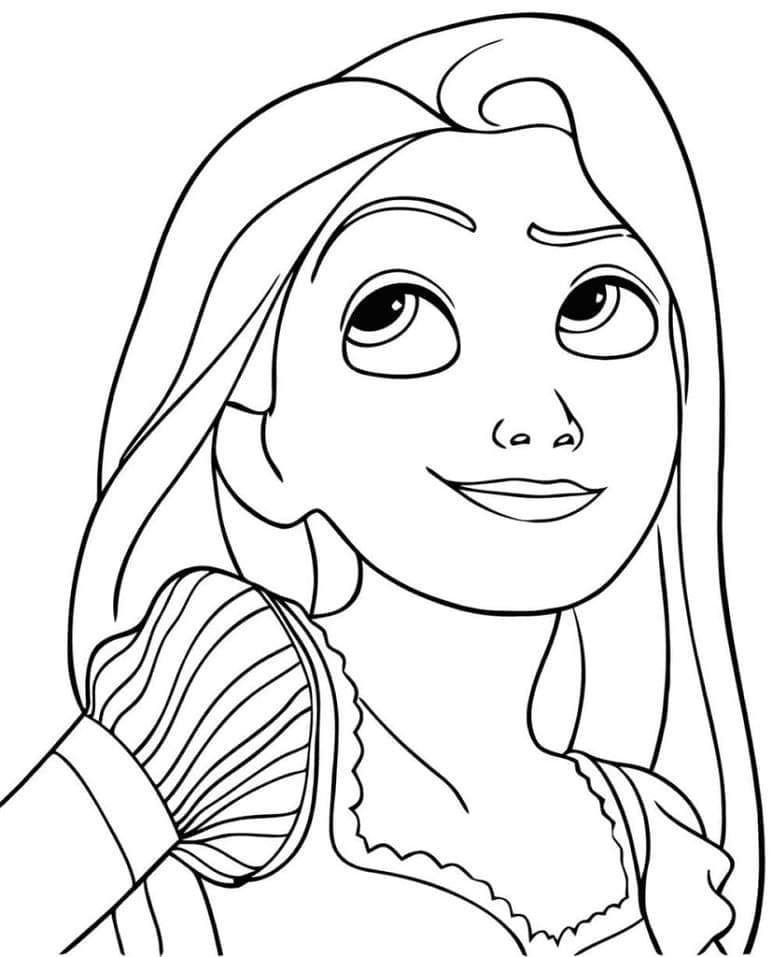 Drawing Rapunzel Simple