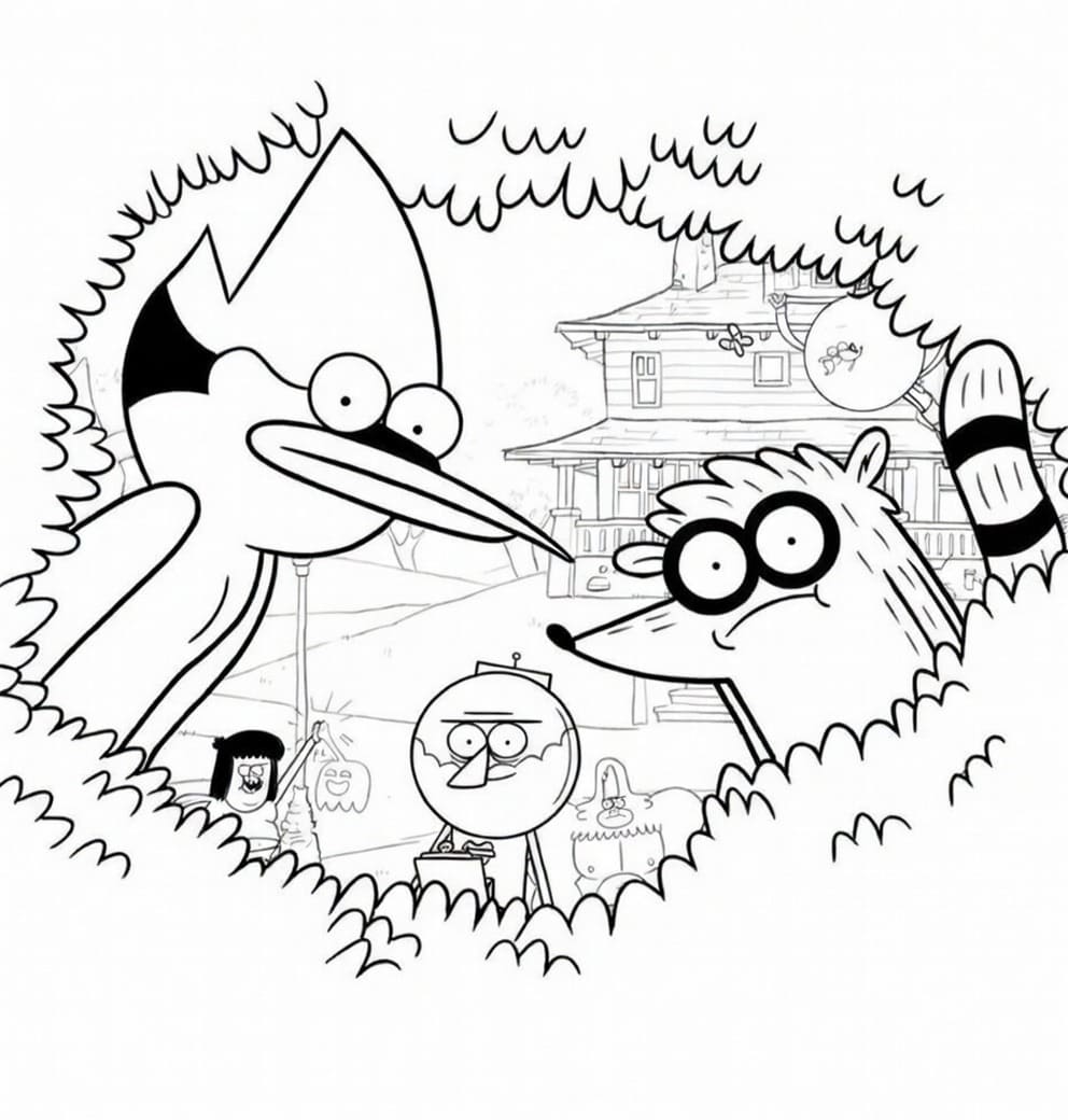 Drawing Regular Show Easy