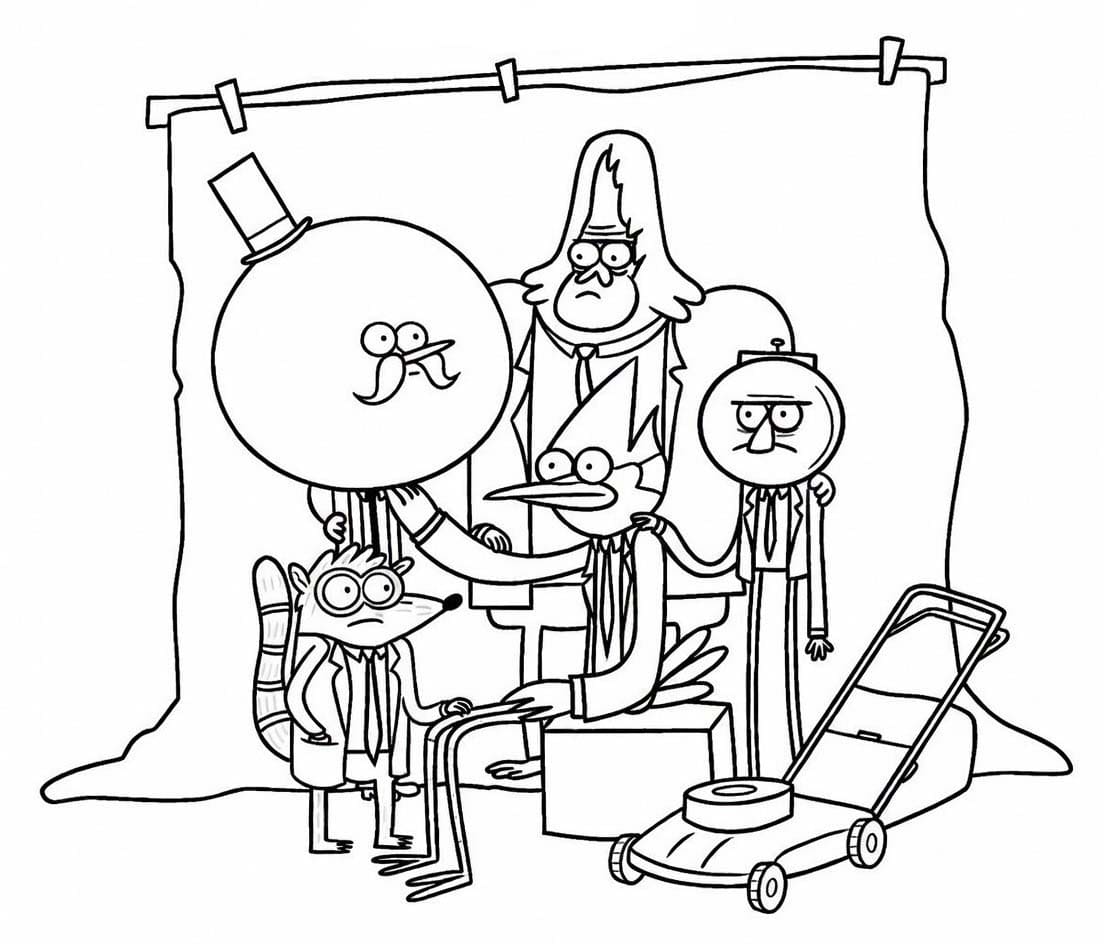 Drawing Regular Show Simple