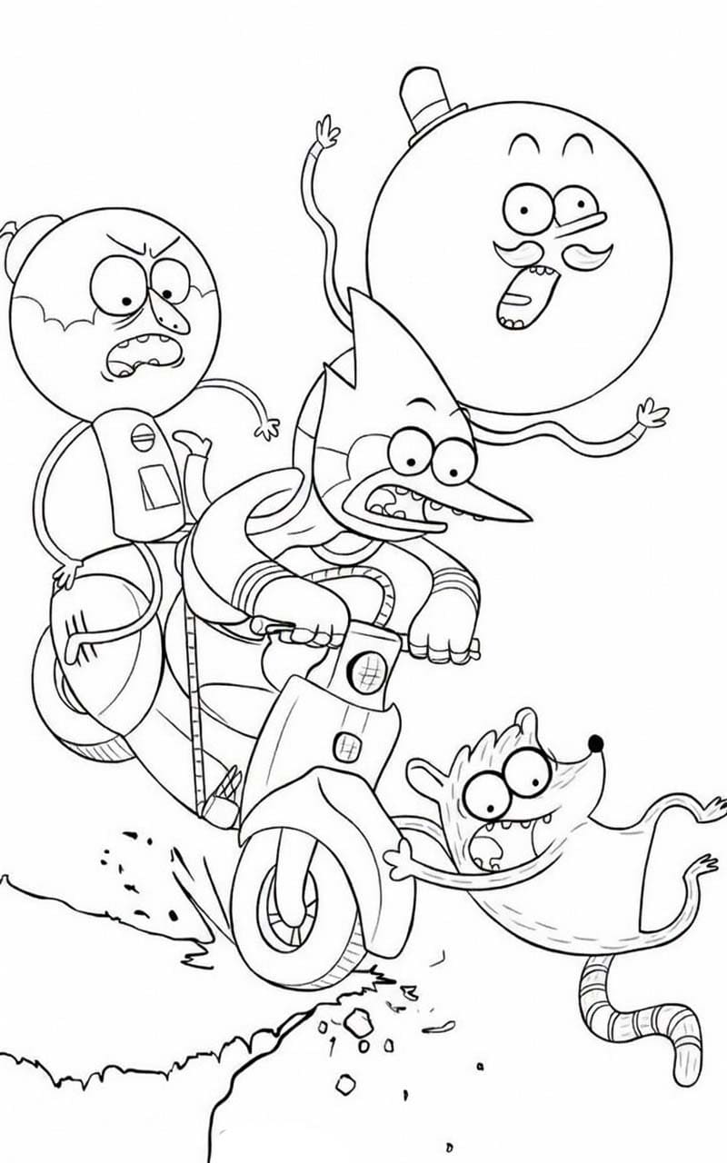 Drawing Regular Show