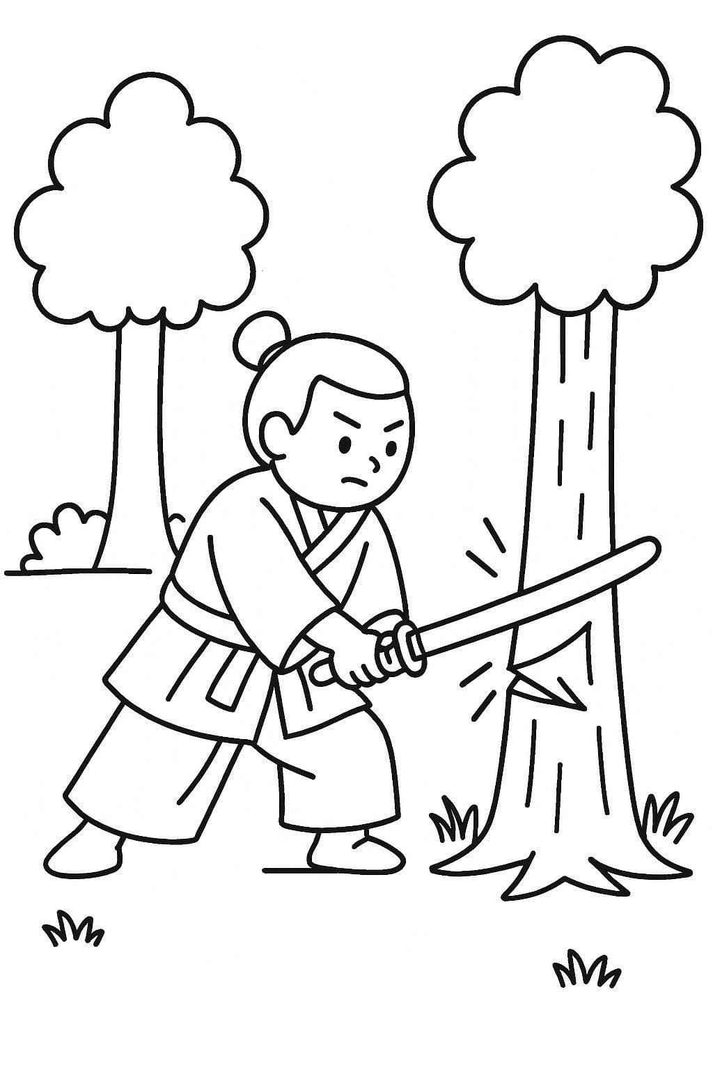 Drawing Samurai Easy