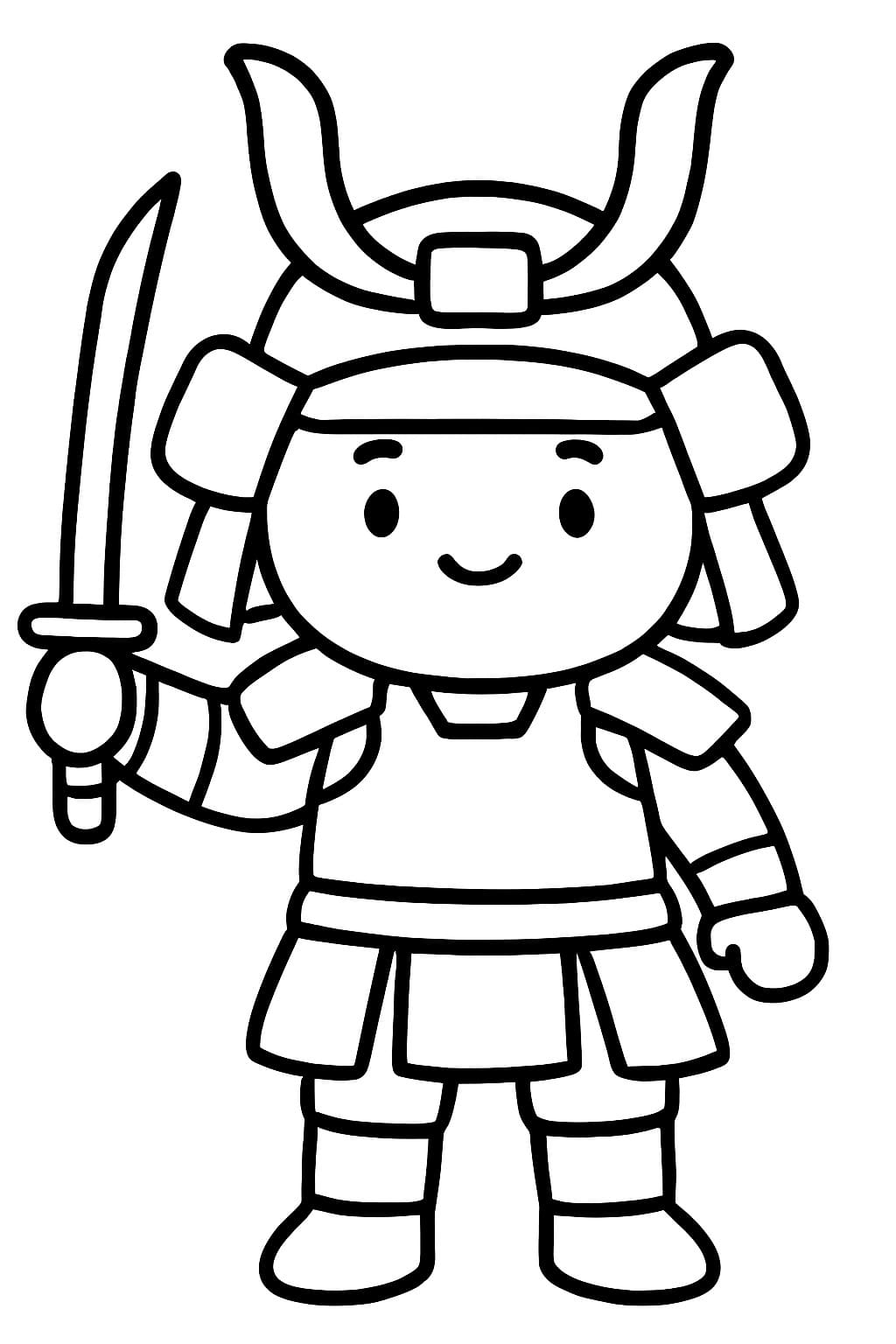 Drawing Samurai Simple