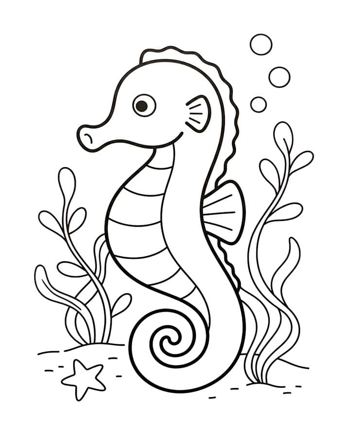 Drawing Seahorse