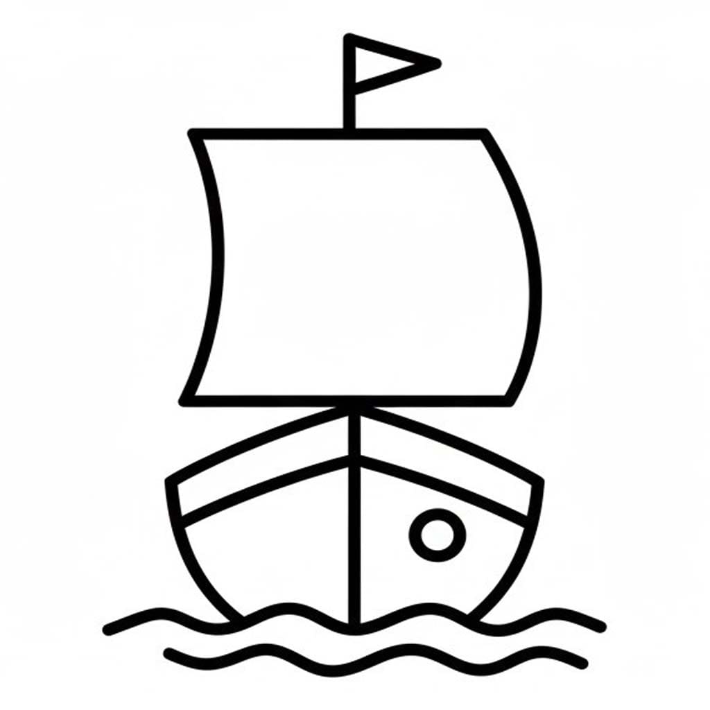 Drawing Ship And Boat Free Printable