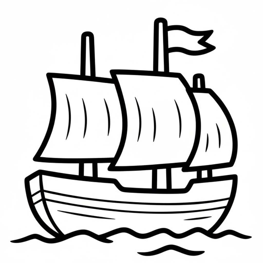 Drawing Ship And Boat Printable