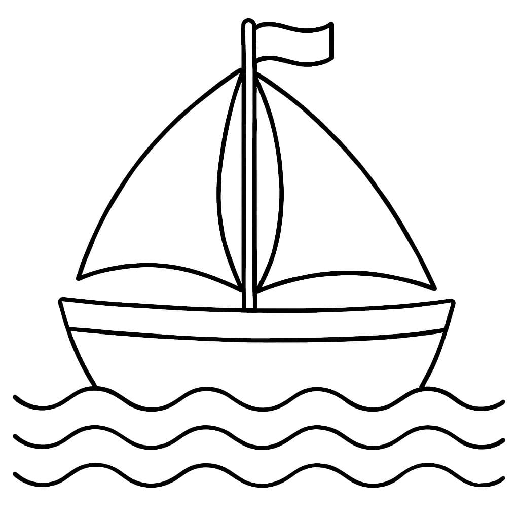 Drawing Ship And Boat Simple