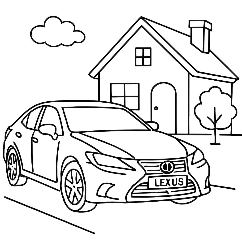 Drawing Simple Lexus
