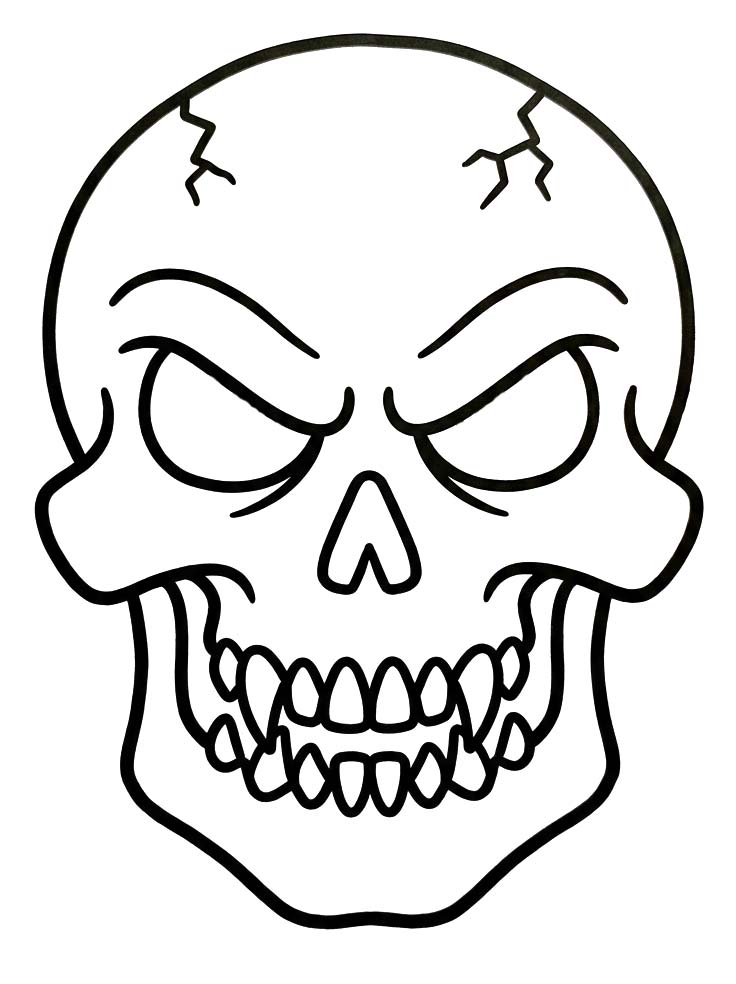Drawing Skull Easy