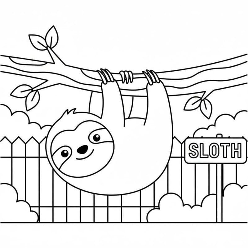 Drawing Sloth Basic