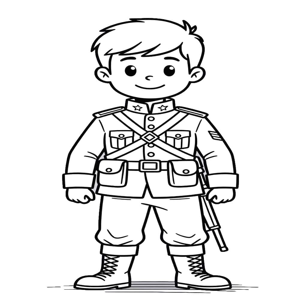 Drawing Soldier Printable