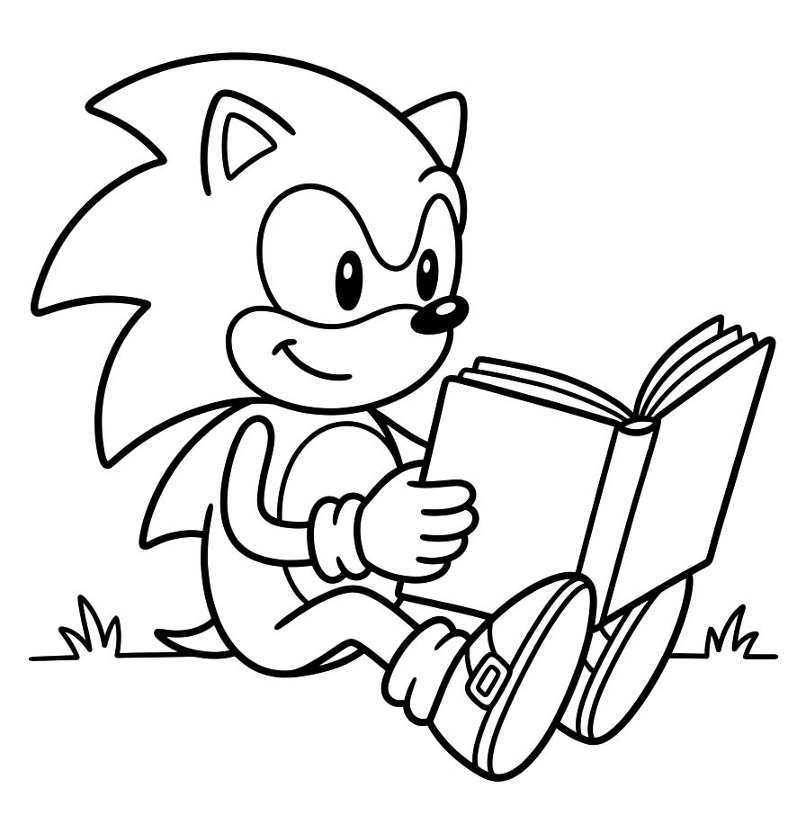 Drawing Sonic Simple
