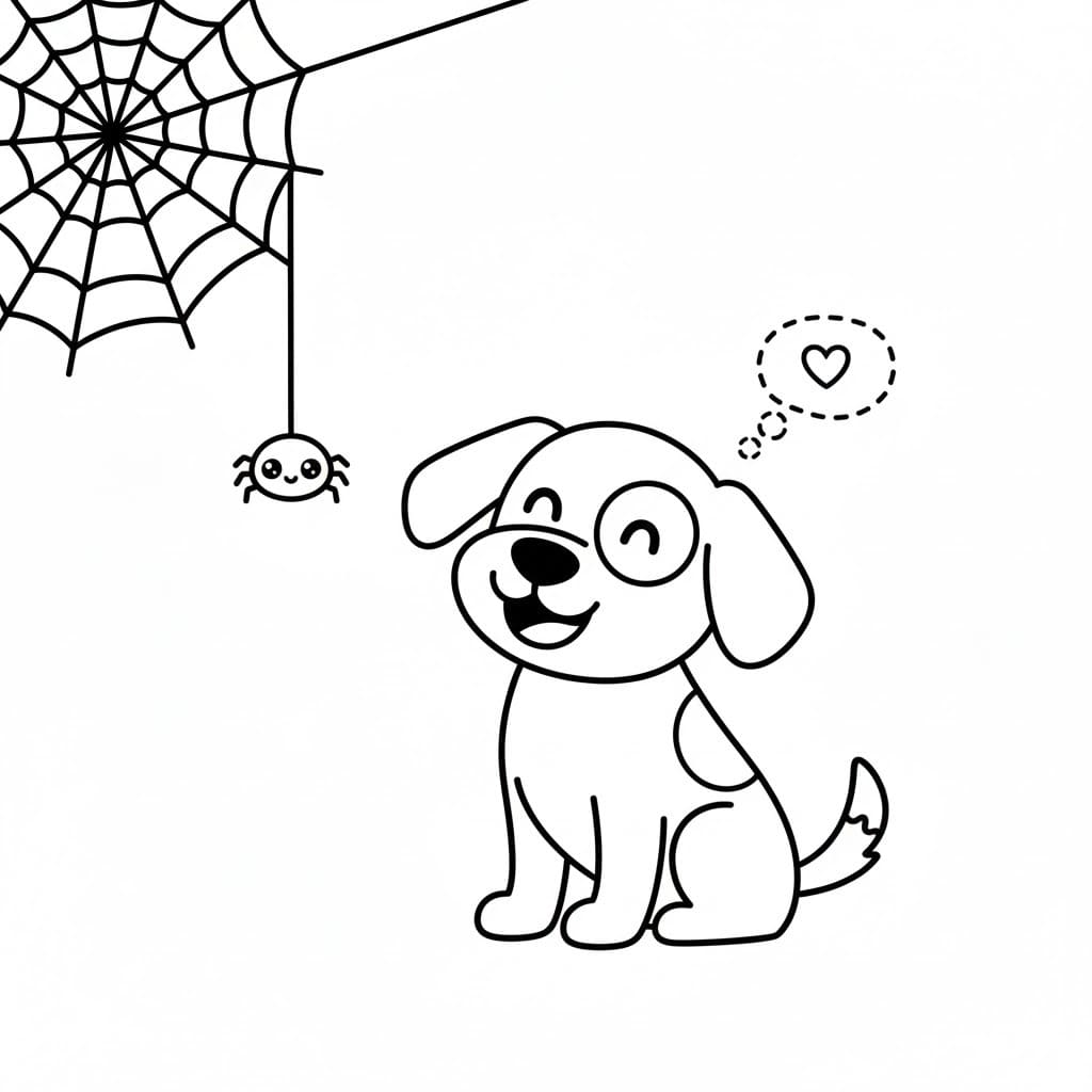 Drawing Spider Web Free Printable