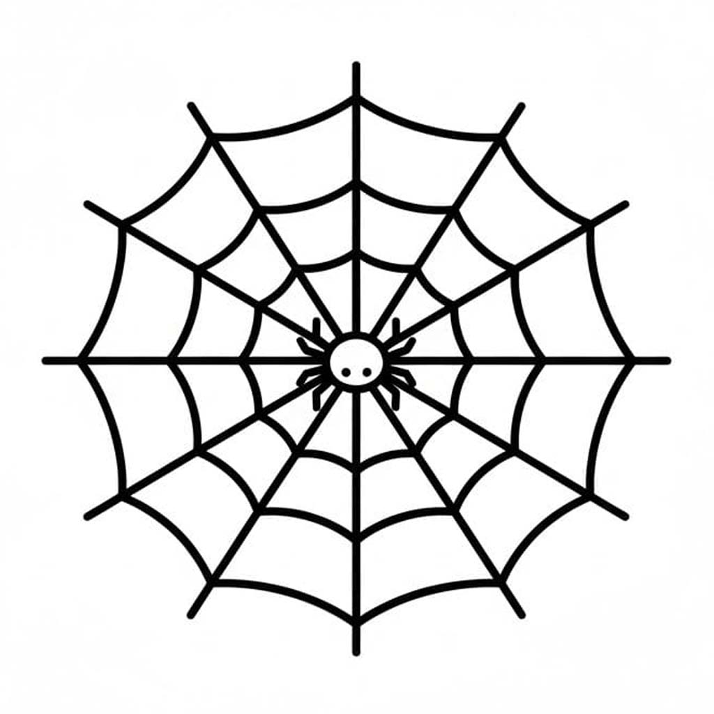 Drawing Spider Web Free