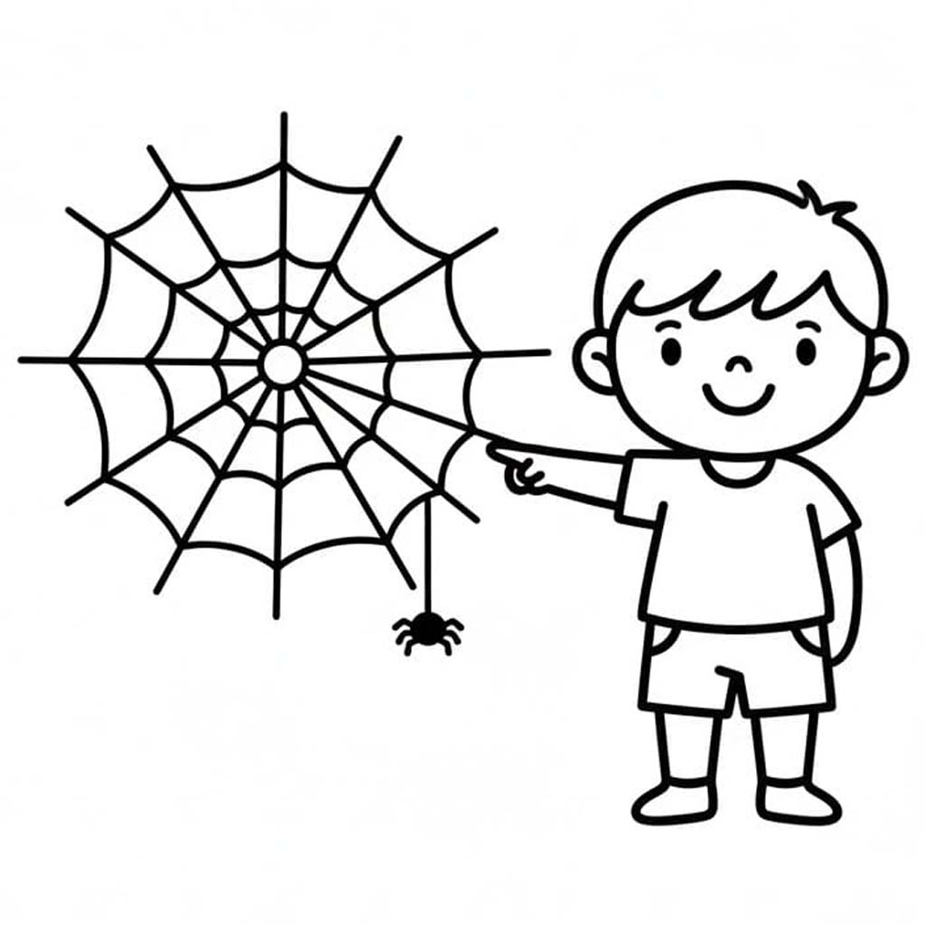 Drawing Spider Web