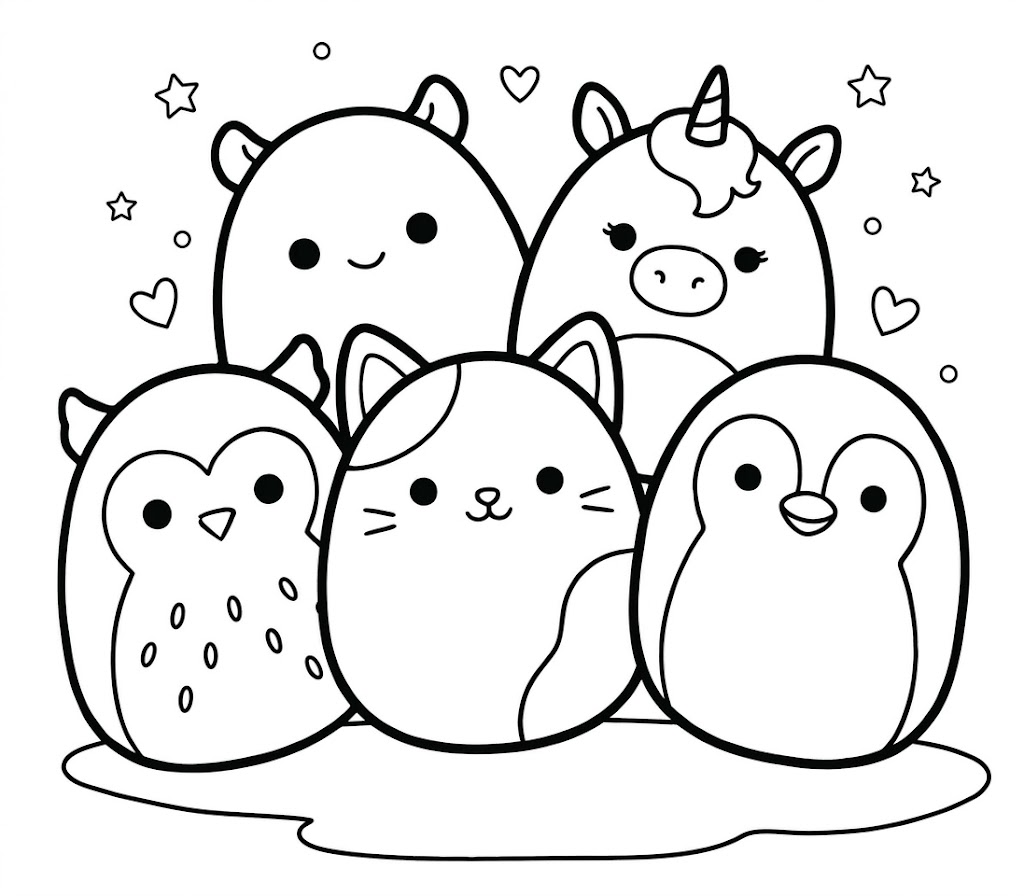Drawing Squishmallows Basic