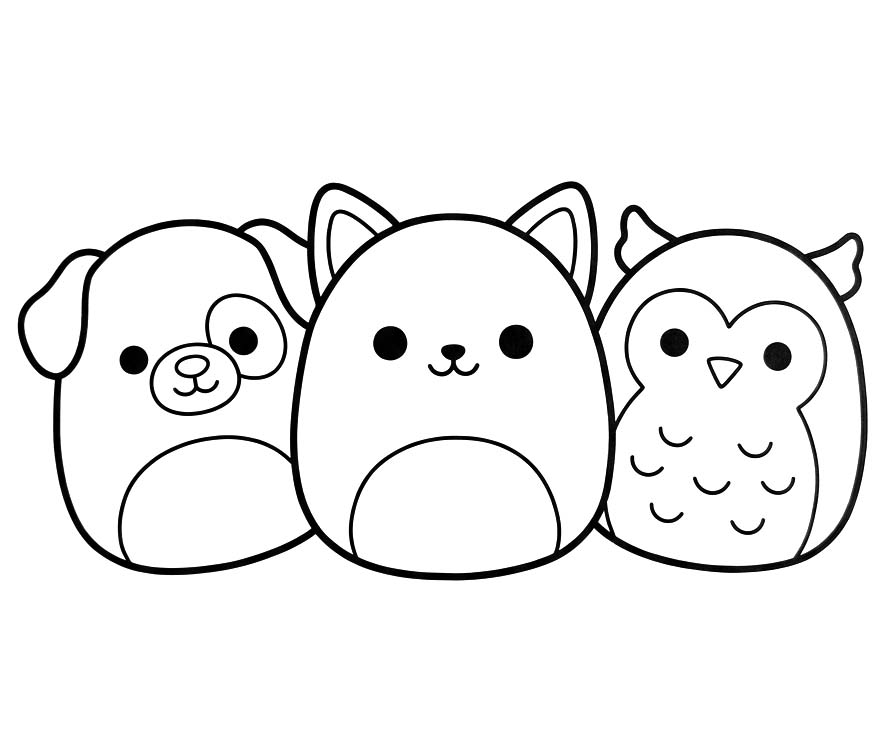 Drawing Squishmallows Free Printable