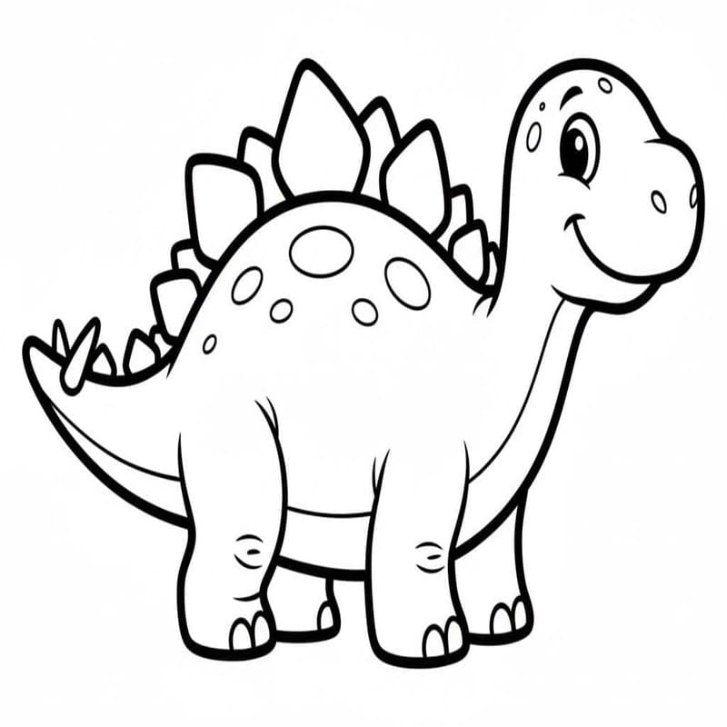 Drawing Stegosaurus Free