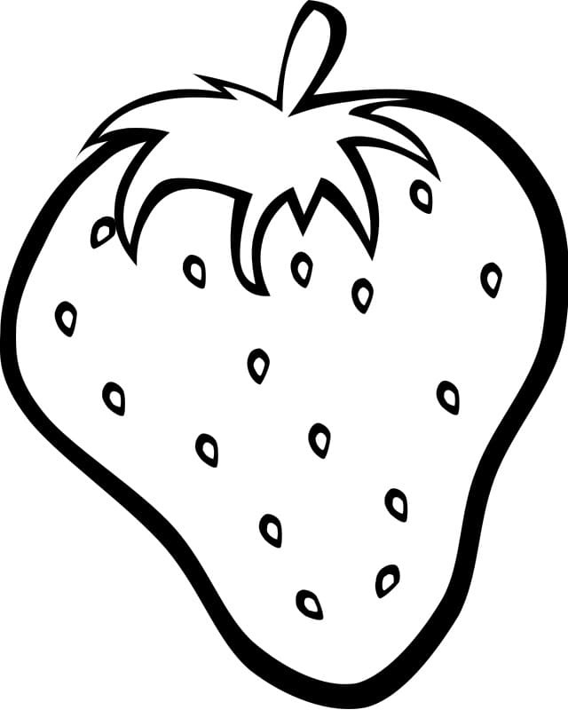 Drawing Strawberry Free Printable