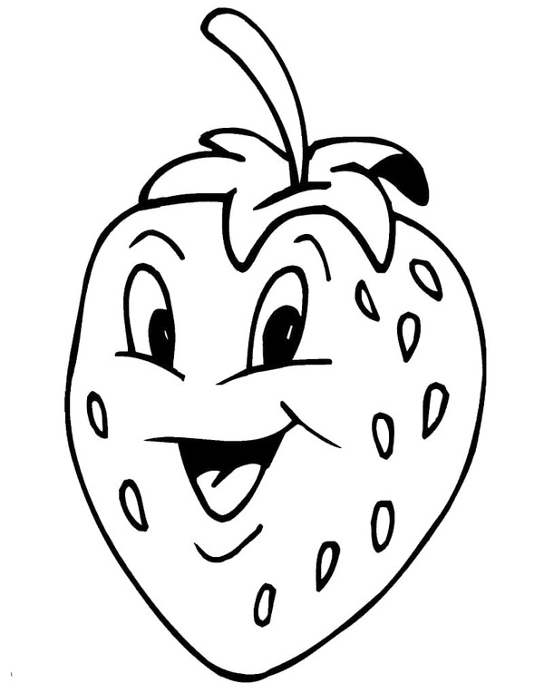 Drawing Strawberry Printable