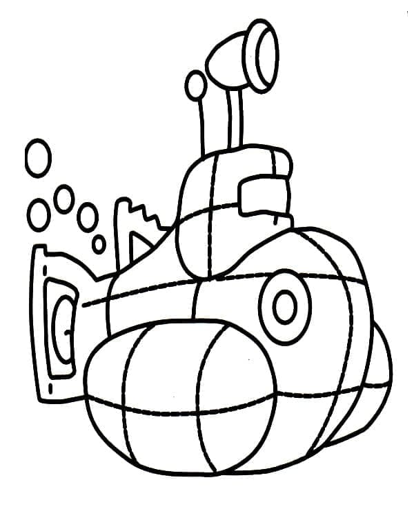 Drawing Submarine Printable