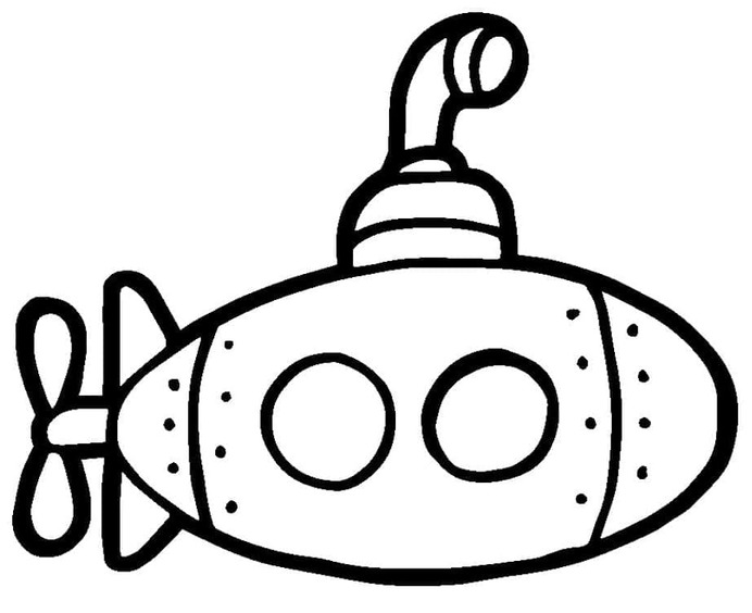 Drawing Submarine Simple
