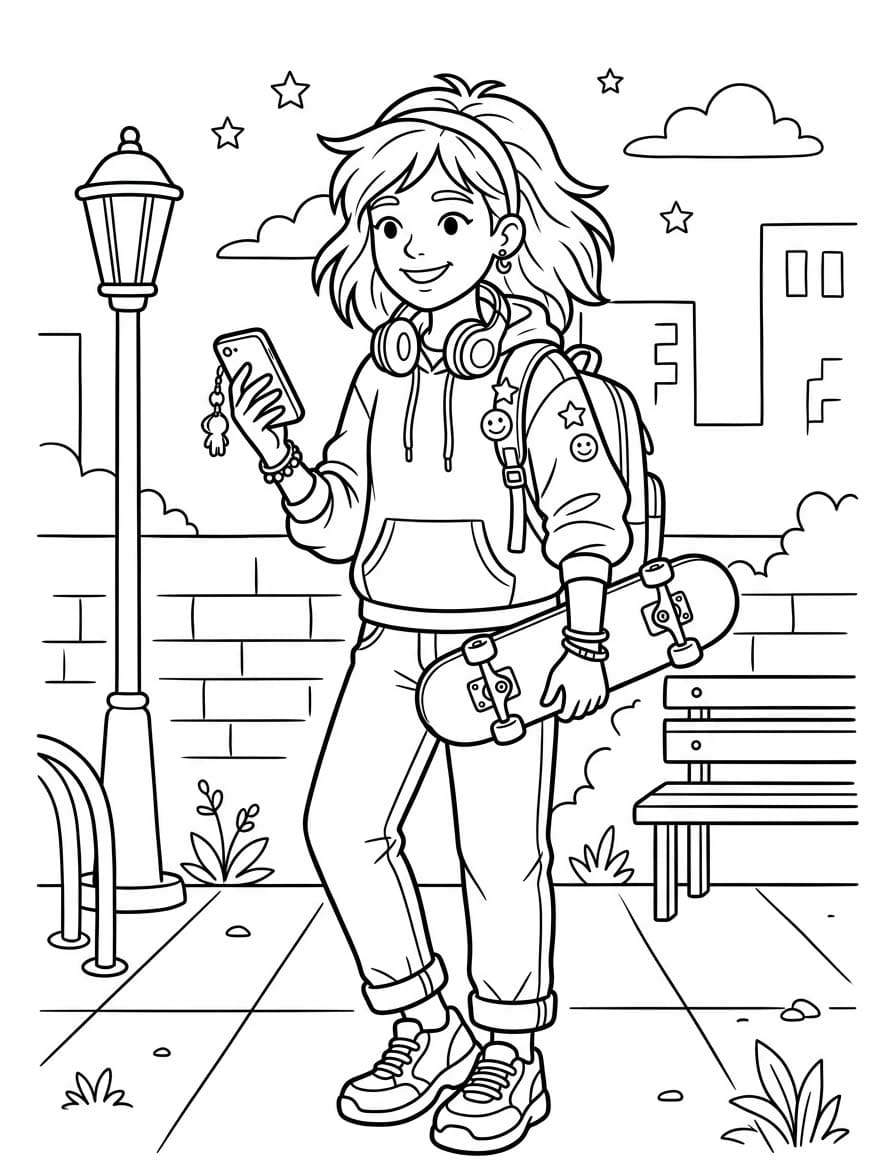 Drawing Teenage Free
