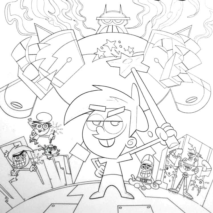Drawing The Fairly OddParents easy