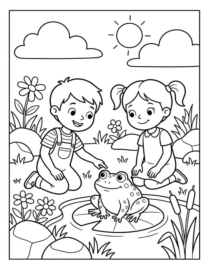 Drawing Toad Printable