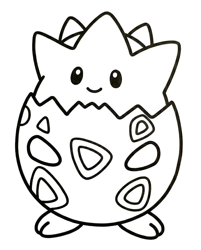 Drawing Togepi Free Printable