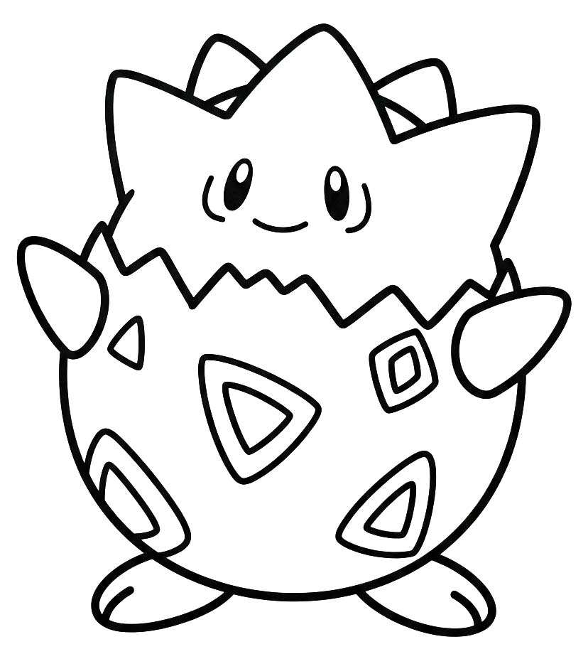 Drawing Togepi Printable