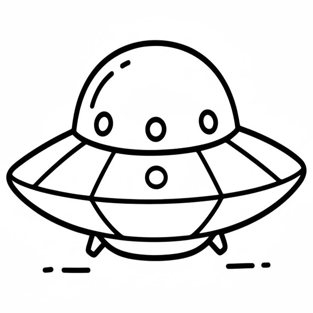 Drawing UFO Printable