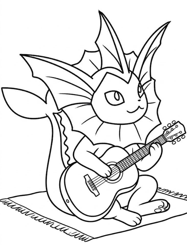 Drawing Vaporeon Free