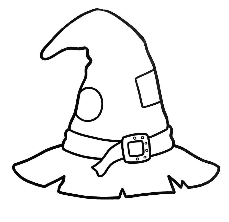 Drawing Witch Hat Free