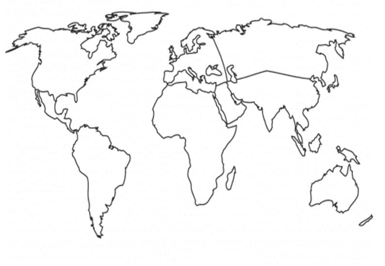 Drawing World Map Basic