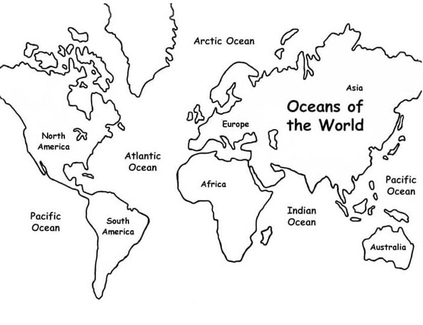Drawing World Map Easy
