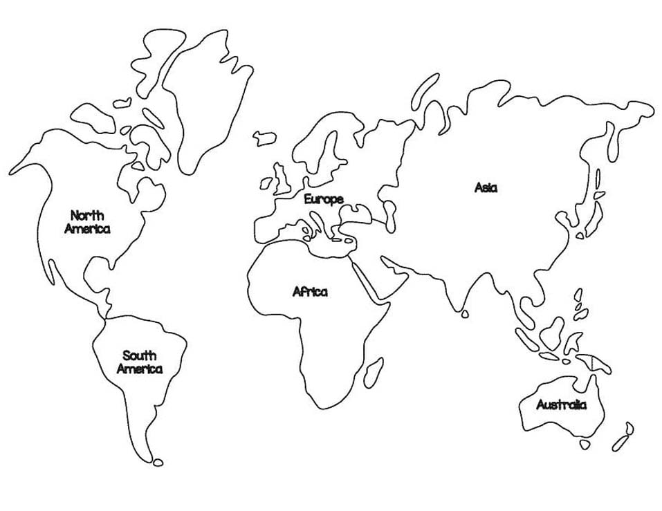 Drawing World Map Free