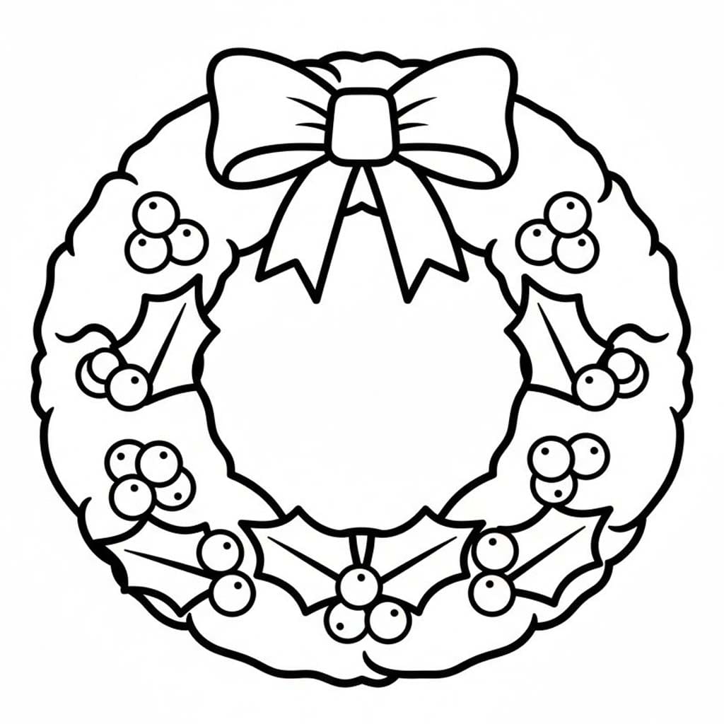 Drawing Wreath Free