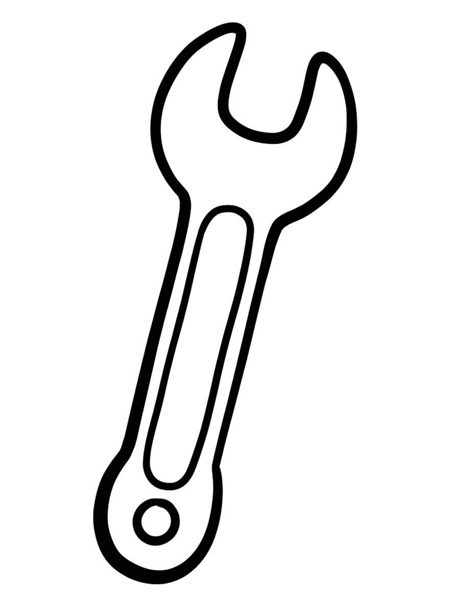 Drawing Wrench Free Printable