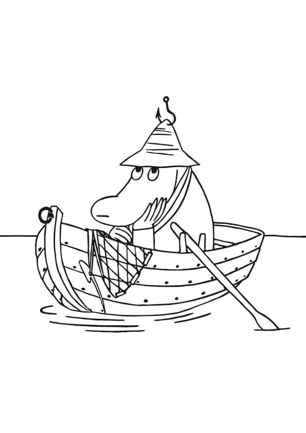 Characters from Moomin Coloring - Play Free Coloring Game Online