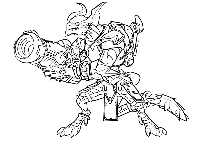 Drogoz from Paladins