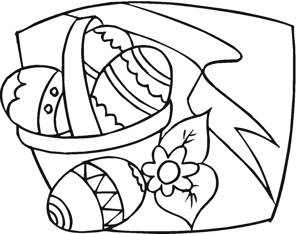 Easter Basket 2 Coloring Game Easter Basket 2