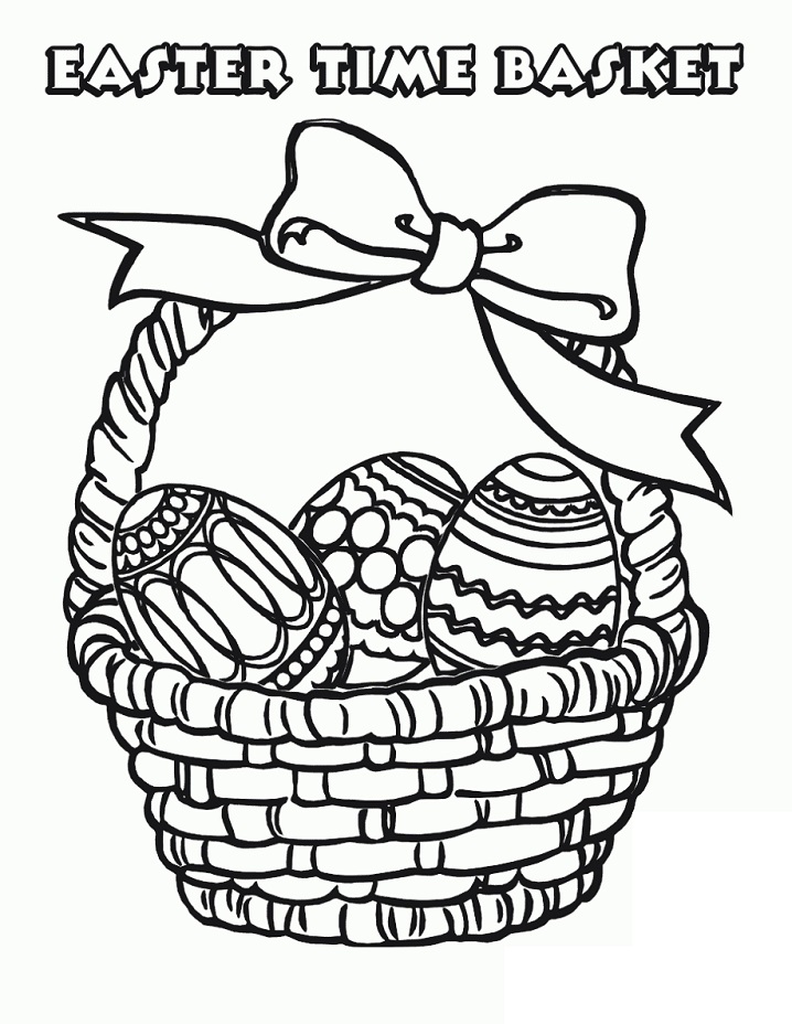 Easter Basket 8 Coloring Game Easter Basket 8