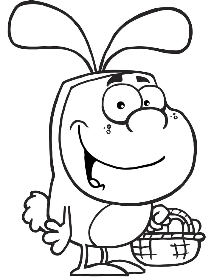 Easter Bunny Smiling