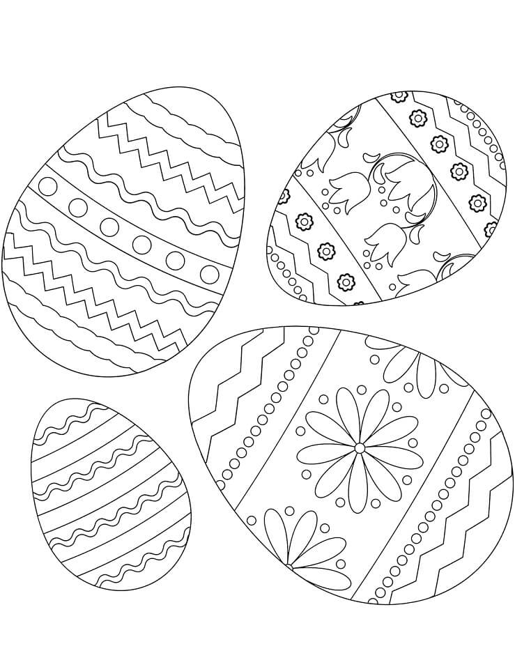 Easter Eggs 4 Coloring Game Easter Eggs 4