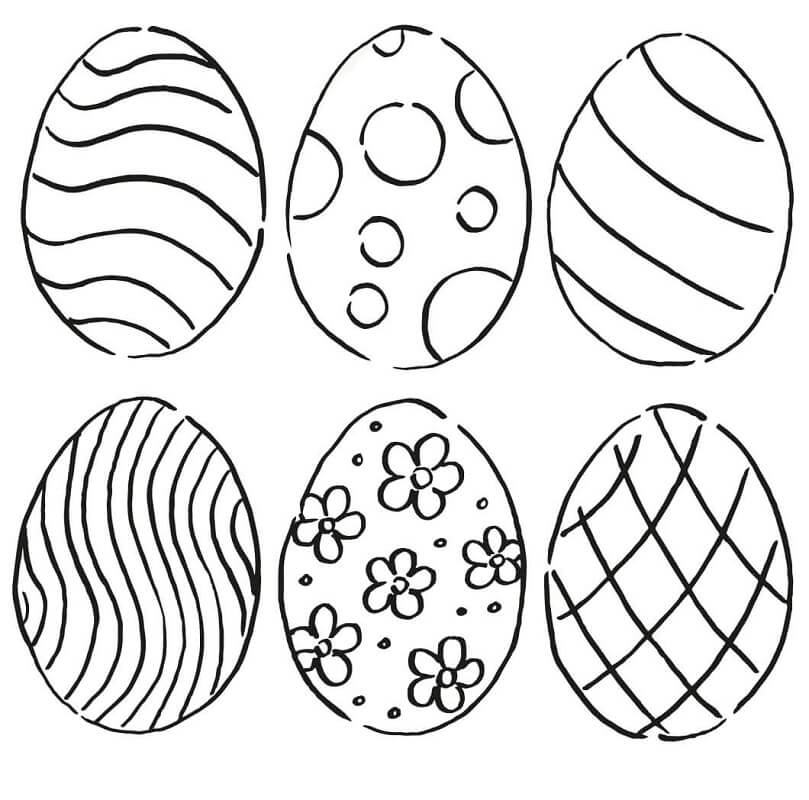 Easter Eggs 6 Coloring Game Easter Eggs 6