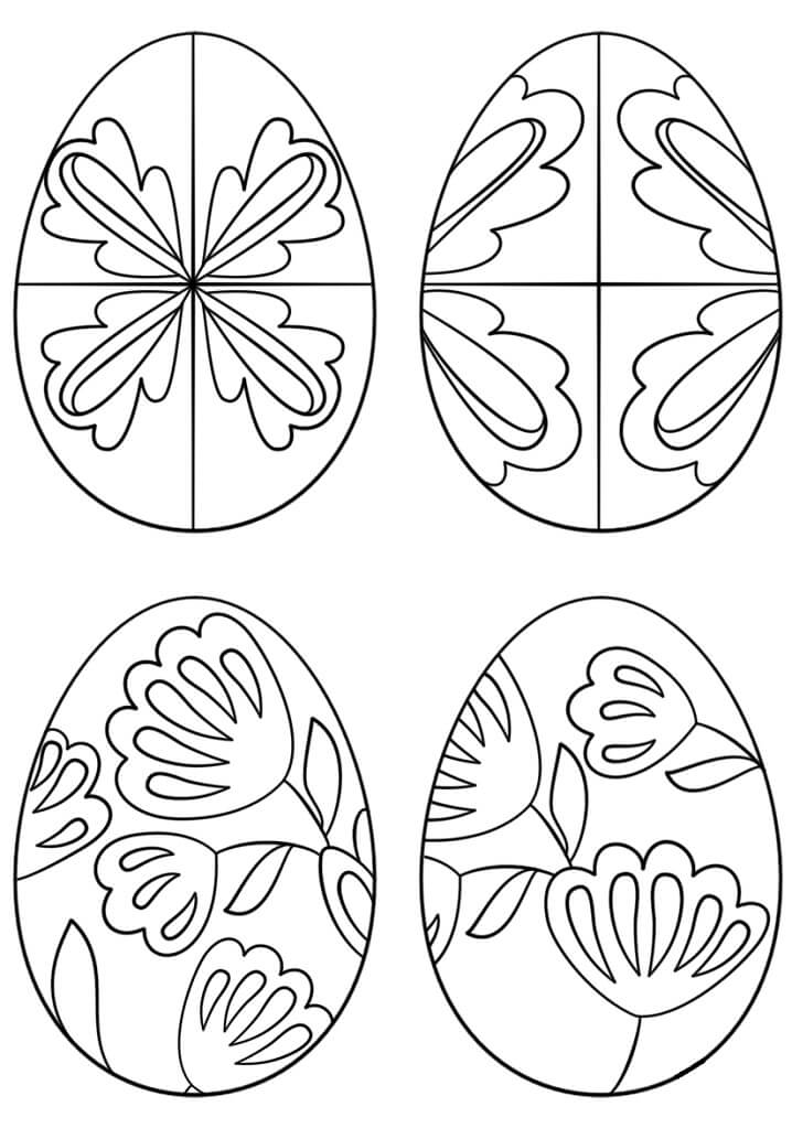 Easter Eggs 7 Coloring Game Easter Eggs 7