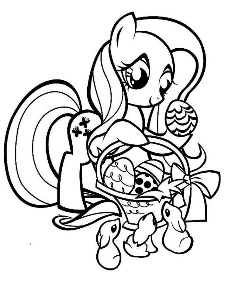 Easter Fluttershy Coloring Game Easter Fluttershy