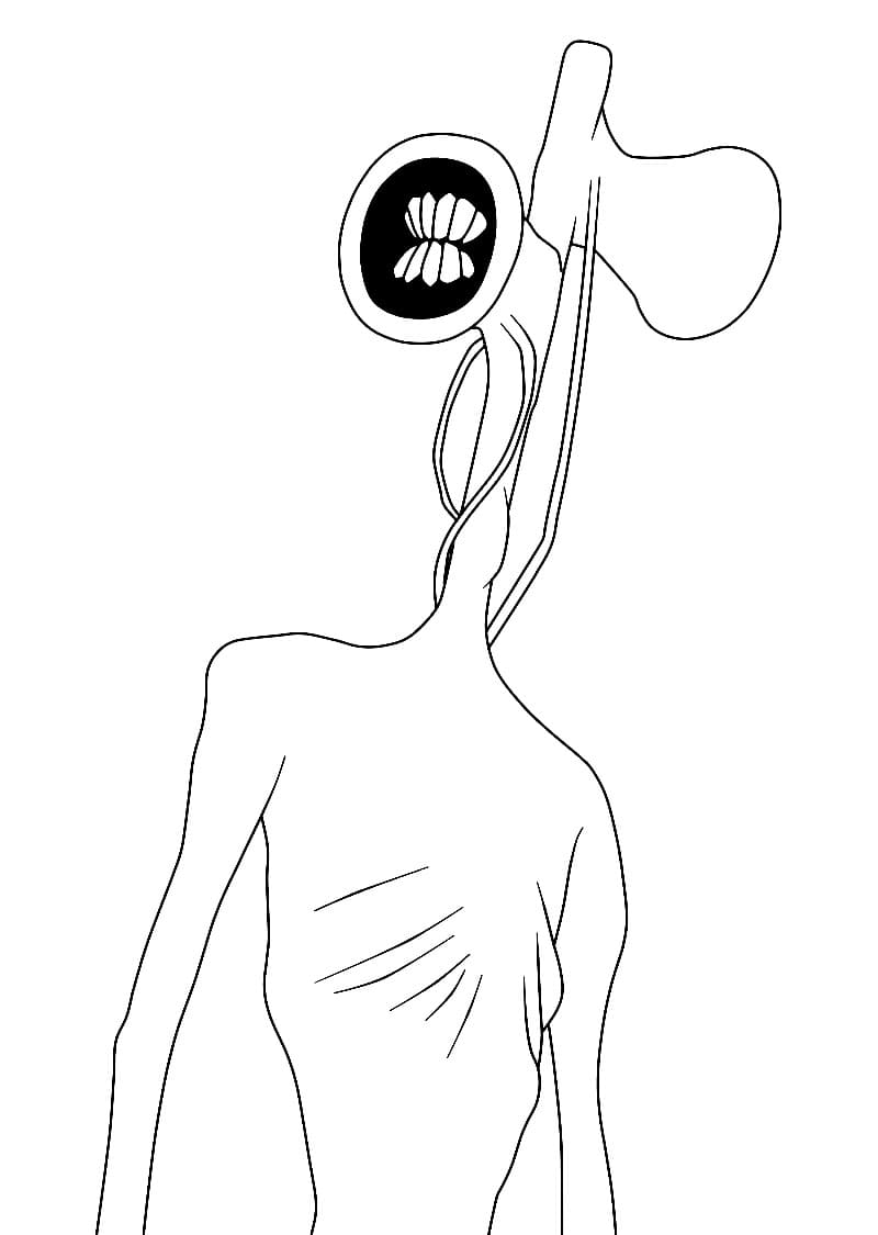 Easy Siren Head Coloring Game Easy Siren Head